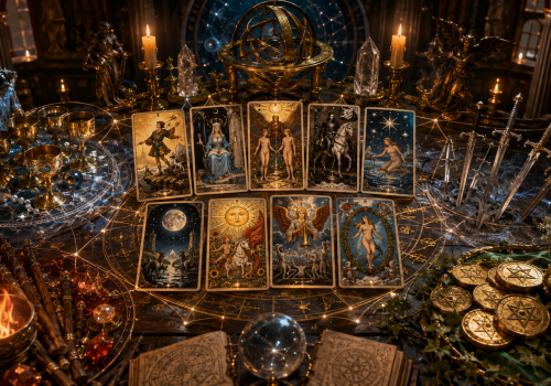 Die große Arkana und die vier Farben des Tarot: Mythologie und symbolische Grundlagen