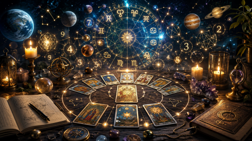 Wie kann ich Tarot mit anderen spirituellen Praktiken wie Astrologie, Numerologie und mehr verbinden
